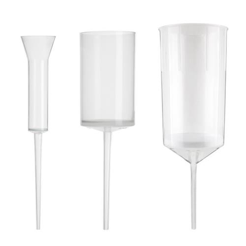 OP-6602-13 | Filter Funnel, Disposable, 40-60mL, 40 Micron, Polyethylene Frit, Flared Top