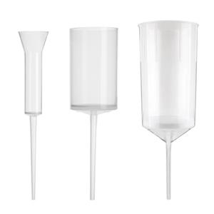 OP-6602-13 | Filter Funnel, Disposable, 40-60mL, 40 Micron, Polyethylene Frit, Flared Top
