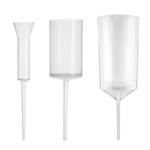 OP-6602-13 | Filter Funnel, Disposable, 40-60mL, 40 Micron, Polyethylene Frit, Flared Top