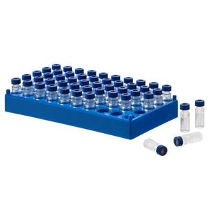 CV-6005-0012 | Storage Rack, Polypropylene: Holds 50 12x32mm Vials