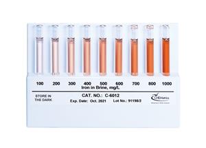 C-6012 | Iron in Brine Comparator flat