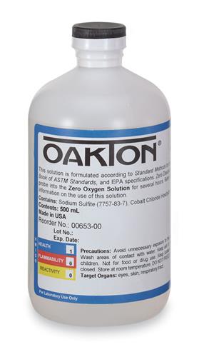 00653-00 | ZERO OXYGEN SOLN.OAKTON 500ML