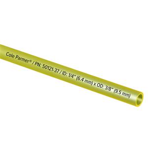 50121-37 | Cole-Parmer PVC Fuel and Lubricant Tubing, Yellow, 1/4" ID x 3/8" OD; 25 Ft