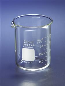 1000-4L | PYREX® Griffin Low Form 4L Beaker, Double Scale, Graduated