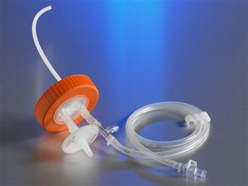 11500 | Disp 100 mm ATC for 5L Plastic Erl Flask, 0.2 µm Vent, Male MPC, Sterile
