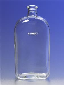 1290-1L | PYREX® 1L Roux Culture Bottles with Offset Tooled Neck