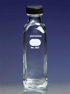 1367-160 | PYREX® 160 mL Narrow Mouth Milk Dilution Bottle with Screw Cap