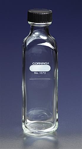 1372-160 | PYREX® 160 mL Narrow Mouth Milk Dilution Bottle, Screw Cap, Graduated