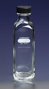 1372-160 | PYREX® 160 mL Narrow Mouth Milk Dilution Bottle, Screw Cap, Graduated