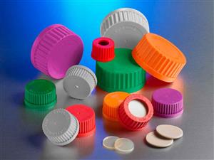 1395-45LTC1 | Corning® GL45 Purple Polypropylene Screw Cap with Plug Seal