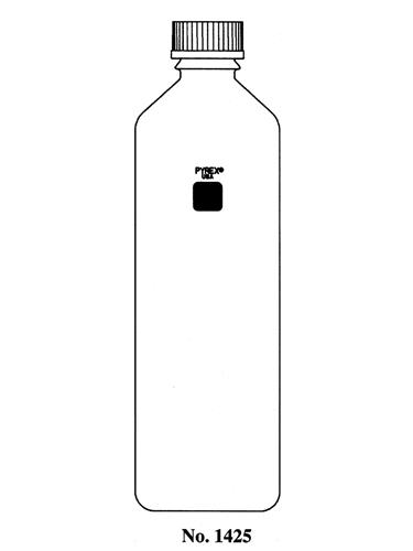 1425-285 | PYREX® 840cm² Roller Bottles with 45 mm Screw Cap