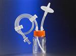 11651 | Corning® 150 mL Easy Grip Polystyrene Storage Bottles with Dip Tube, with 0.2 µm PTFE Filter, MPC