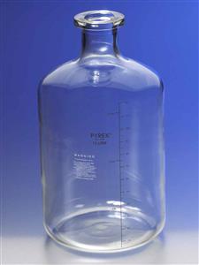 1596-9L | PYREX® 9.5L Solution Carboy with Tooled Neck and Graduations