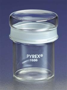 1686-4080 | PYREX® 70 mL Standard Weighing Bottle with Short Length External 45/12 Standard Taper Joint