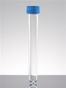 352027 | Falcon® 8 mL Round Bottom Polystyrene Test Tube, with Blue Screw Cap, Sterile, 125/Pack, 1000/Case