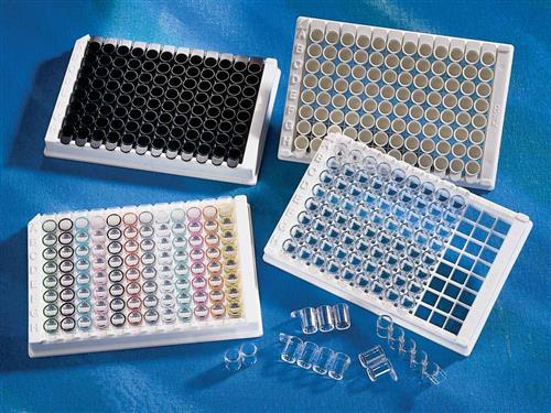 2593 | Corning® 96w Clear Polystyrene Not Treated Stripwell™ Microplate, 25/Bag, no Lid, Nonsterile