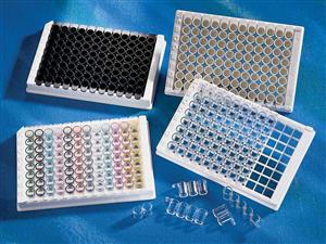2593 | Corning® 96w Clear Polystyrene Not Treated Stripwell™ Microplate, 25/Bag, no Lid, Nonsterile