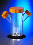 3153 | Corning® 500 mL Disposable Spinner Flask with 100 mm Top Cap and 2 Angled Sidearms, Sterile