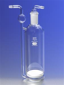 31750-350C | PYREX® 350 mL Gas Washing Bottle with Side Inlet and Coarse Fritted Disc