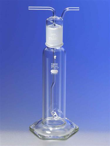 31760-125C | PYREX 125mL Gas Washing Bottle with Coarse Fritted