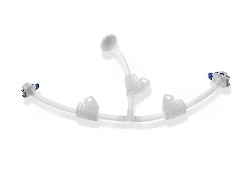 3234 | Corning® CellCube® T-Tubing Manifold, Medium Filter, 2 Aseptic Connectors