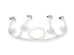 3235 | Corning® CellCube® Tubing Manifold, 3/8”ID Thermoelastic Tubing, Cross Connection, 4 Aseptic Connectors