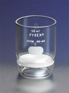 32940-50M | PYREX® 50 mL High Form Gooch Crucible with 40 mm Diameter Medium Porosity Fritted Disc