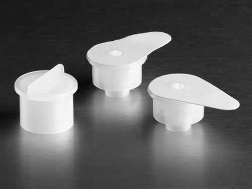 3324 | Corning® Filter Adapter Caps [2] and Solid Overcap [1] for Corning® Universal Caps