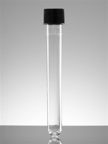 352025 | Falcon® 16 mL Round Bottom Polystyrene Test Tube, with Screw Cap, Sterile, 125/Pack, 1000/Case
