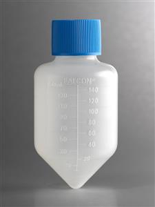 352076 | Falcon® 175 mL PP Centrifuge Tube, Conical Bottom, with Plug Seal Screw Cap, Sterile, 8/Bag, 48/Case