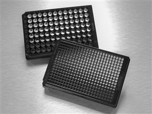 353219 | Falcon® 96-well Black/Clear Flat Bottom TC-treated Imaging Microplate with Lid, 8/Pack, 32/Case