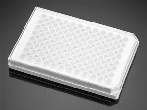 353296 | Falcon® 96w White Flat Bottom TC-treated Microtest Assay Microplate,,Lid, Sterile, 5/Pack, 50/CS