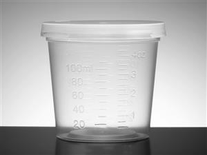 354013 | Falcon® Sample Container, with Lid, 4.5oz (110 mL), Individually Wrapped, Sterile, 100/Case