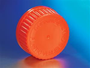 3568 | Corning® Disposable Polyethylene Solid Cap for GL45 Plastic Spinner Flasks, Sterile