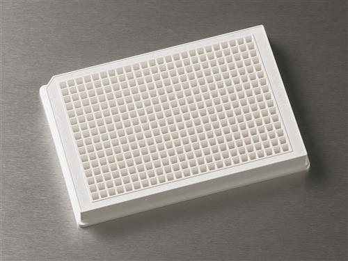 3572 | Corning® 384w Low Flange White Flat Bottom Polystyrene Not Treated Microplate, 10/Bag, no Lid, Nonsterile