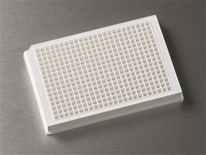 3572 | Corning® 384w Low Flange White Flat Bottom Polystyrene Not Treated Microplate, 10/Bag, no Lid, Nonsterile