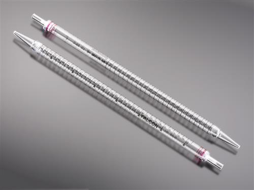 357535 | Falcon® 25 mL Serol Pipet, Polystyrene, Extended, 0.5 Increments, Indly Wrapped, Sterile, 50/Bag, 200/CS