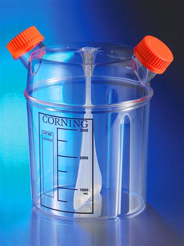 3581 | Corning® 3L Disposable Spinner Flask, Vent Cap, Sterile