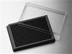 3822 | Corning® LowVol 384w Black Flat Bottom Polystyrene TC-treated Microplate, 10/Bag,,Lid, Sterile