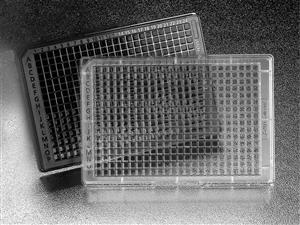 353961 | Falcon® 384w Clear Flat Bottom TC-treated Microtest Microplate,,Lid, Sterile, 5/Pack, 50/CS
