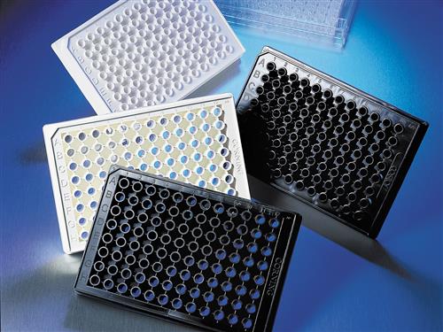 3875 | Corning® 96 Half Area Well Solid Black Flat Bottom Polystyrene TC-treated Microplates, 20/Bag,,Lid, Sterile