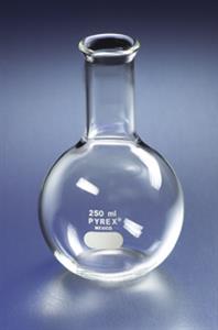 4060-2L | PYREX® 2L Long Neck Boiling Flask, Flat Bottom and Tooled Mouth