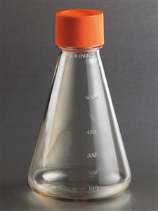 430422 | Corning® 500 mL Polycarbonate Erlenmeyer Flask with Flat Cap
