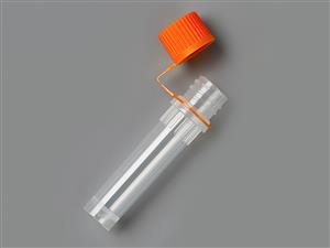 430915 | Corning® 2 mL Attached Screw Cap Microcentrifuge Tube, with O-ring, Polypropylene, Sterile