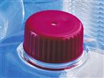 431132 | Vented Easy Grip Polyethylene Roller Bottle Cap, Individually Wrapped, Sterile