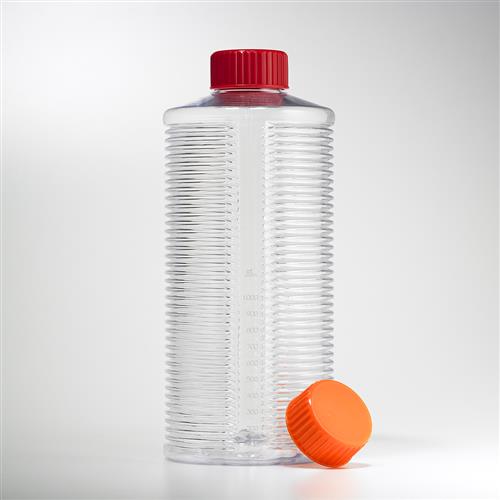 431191 | Corning® 1700cm² Expanded Surface Polystyrene Roller Bottle,Easy Grip Vent Cap, 20/Bag, 20/CS