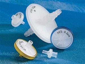 431227 | Corning® 50 mm Diameter Syringe Filters, 0.2 µm Pore PTFE Membrane, Sterile, Indly Packaged, 12/CS