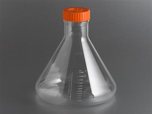 431252 | Corning® 3L Polycarbonate Erlenmeyer (Fernbach Design) Flask with Vent Cap