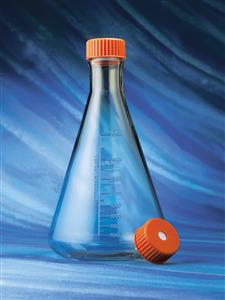 431256 | Corning® 2L Baffled Polycarbonate Erlenmeyer Flask with Vent Cap