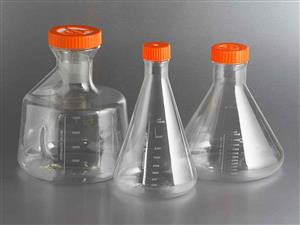 431285 | Corning® 5 L Baffled PETG Erlenmeyer Flask with Vent Cap